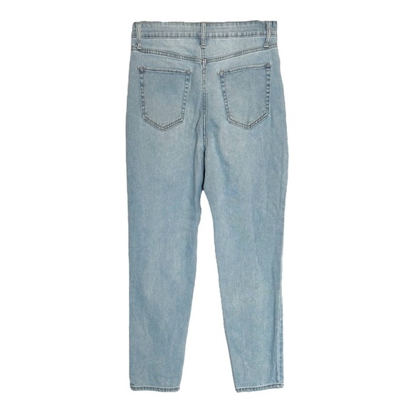 Wild Fable Vintage Style Light Wash Button Fly High Rise Mom Jeans Size 8 - Picture 3 of 8